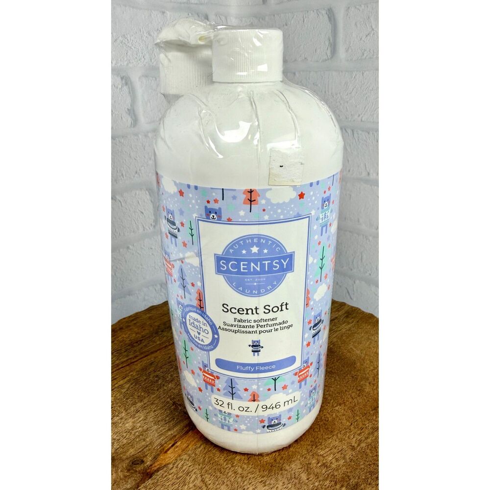New Retired Scent Scentsy Fluffy Fleece Scent Soft 32oz - sealed